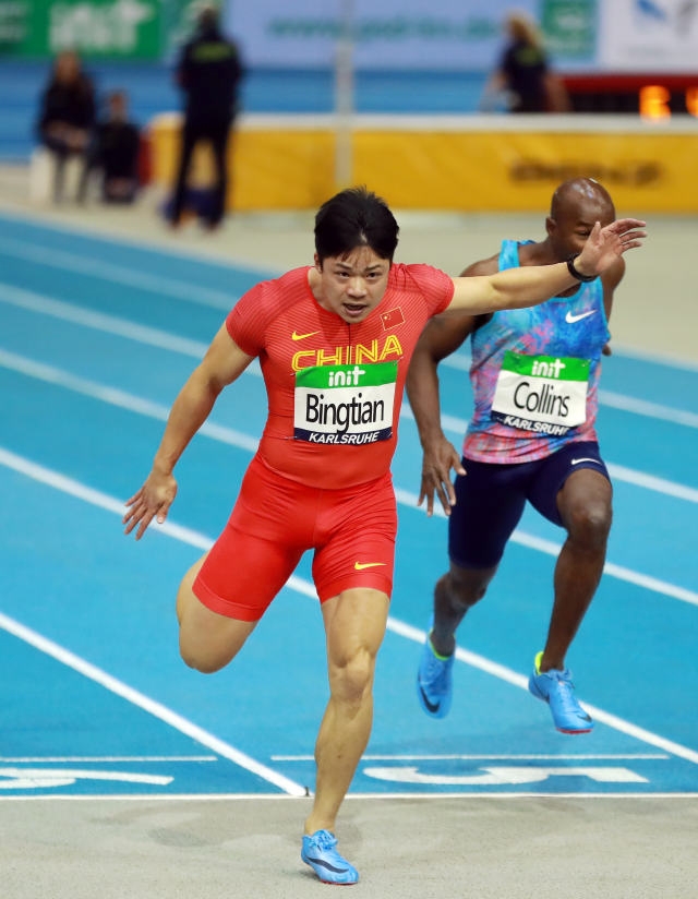 霸气!广东健儿苏炳添创亚洲纪录夺世界室内巡回赛60米冠军
