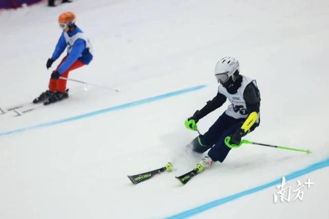 追逐雪上梦想。受访者供图