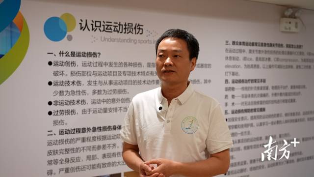 广州市体育科学研究所运动医学专家利武汉主任医师。